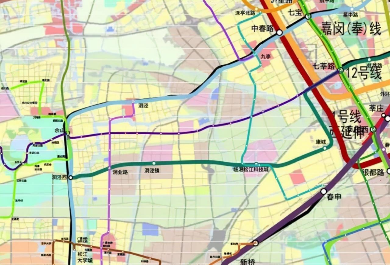 上海地铁最新线路图揭示城市新面貌