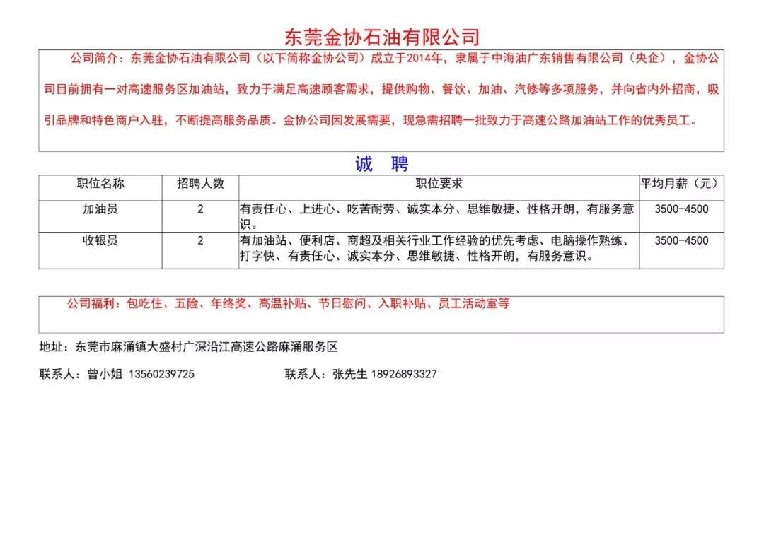 石经村最新招聘信息详解及解读